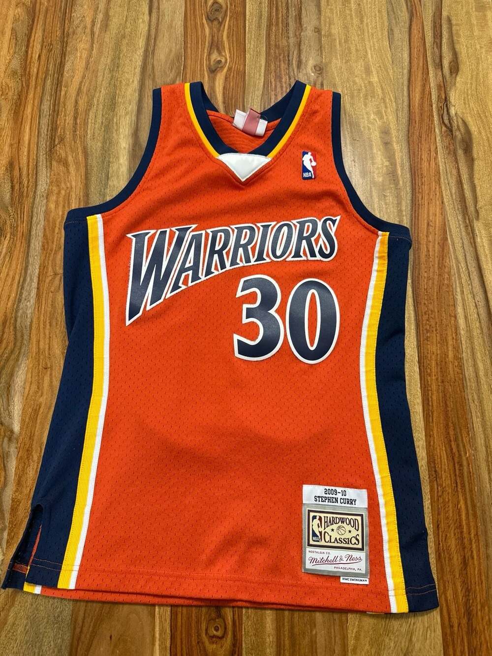 Mitchell & Ness Stephen Curry Warriors 2009-10 Jersey